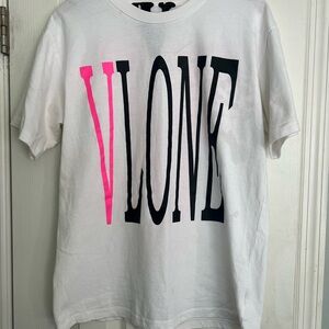 VLONE White Shirt with Black Lettering